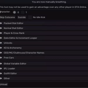 GTA 5 Packed Outfit & Stat Editor 1.67 Hack | Download 2024