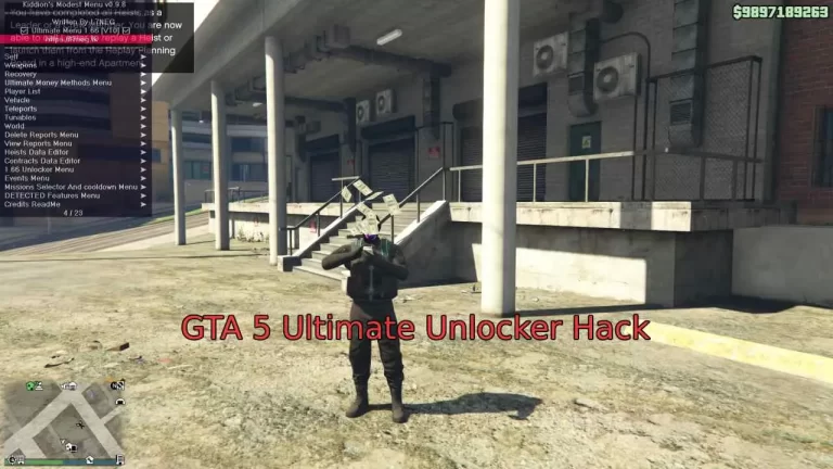 GTA 5 Online Ultimate Unlocker 1.67 | Kiddion Menu Script 2024